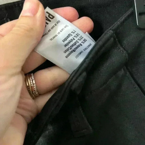 Women's Mayslie Straight Leg high Rise Black‎ Fog Luxe - Picture 3 of 6